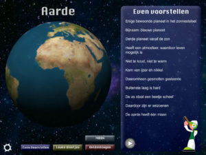 Digibordles Zon en planeten van NOVA